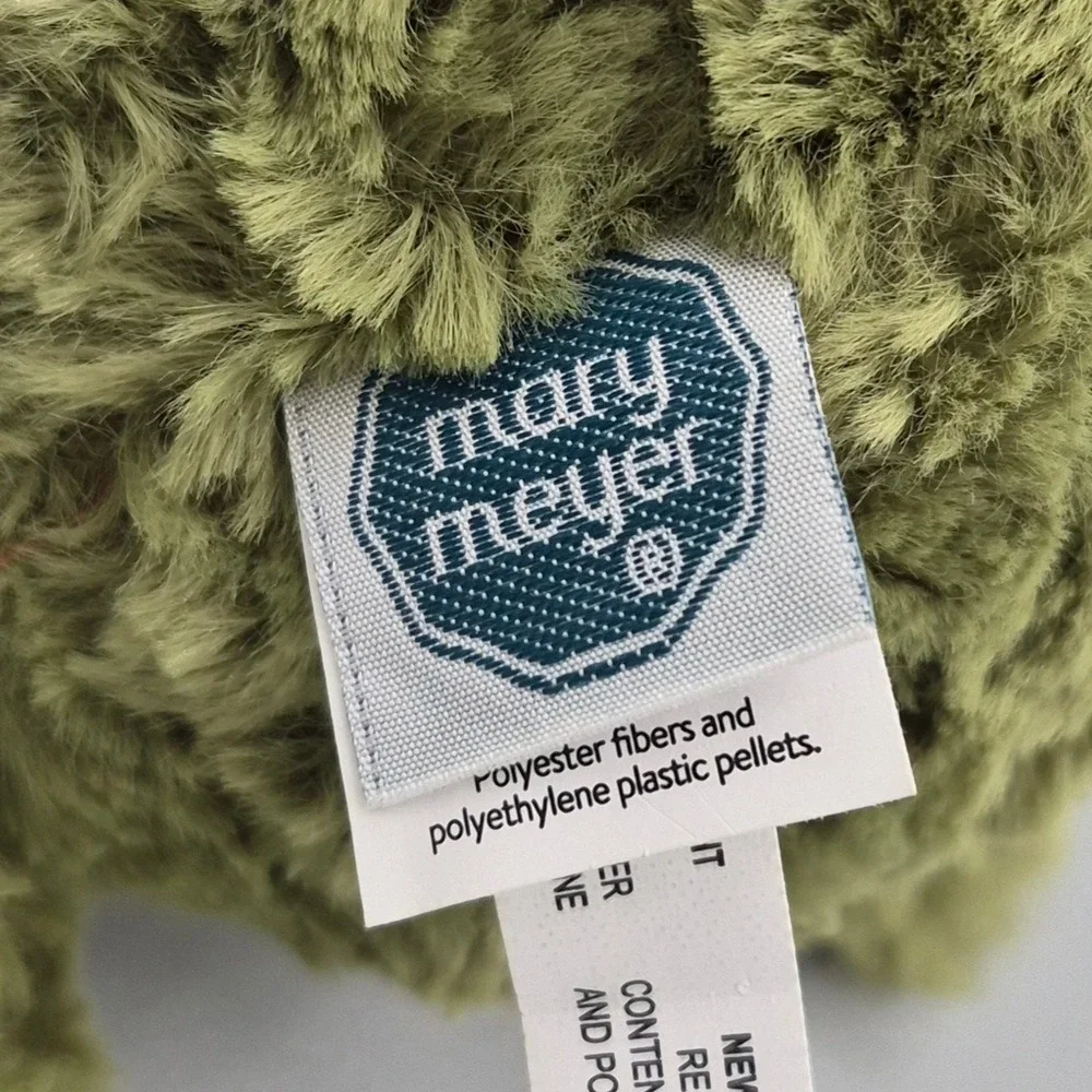 Mary Meyer Marshmallow Zoo Green Frog Plush Stuffed Animal Shaggy 7 inch Sitting